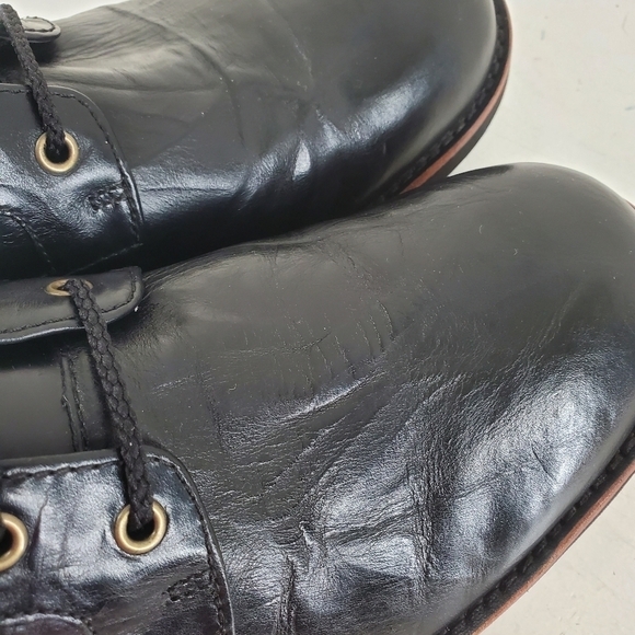 UGG Klayton Black Leather Oxford Shoes Mens 10.5 Business Casual 1002386 main image 8